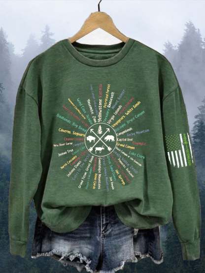 Women's 63 National Park Print Hoodie