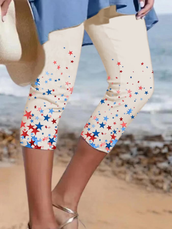 🔥Buy 3 Get 10% Off🔥Women's Vintage Flag Print Leggings