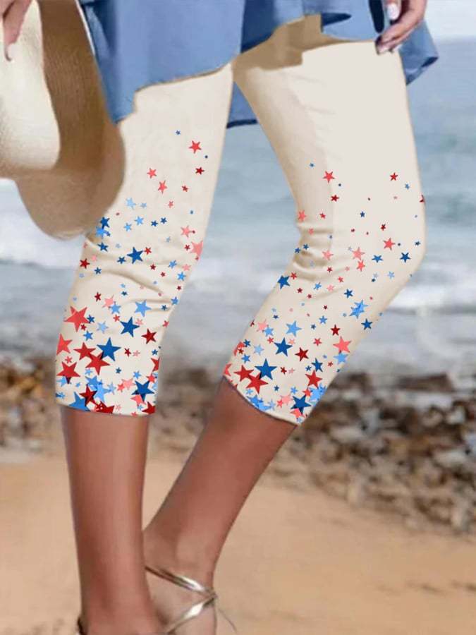 🔥Buy 3 Get 10% Off🔥Women's Vintage Flag Print Leggings