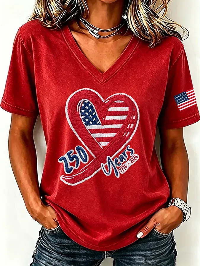 Women's 250th Anniversary Crew Neck T-Shirt