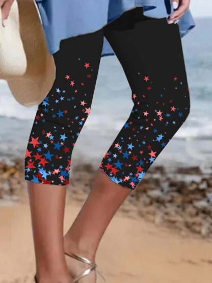 🔥Buy 3 Get 10% Off🔥Women's Vintage Flag Print Leggings