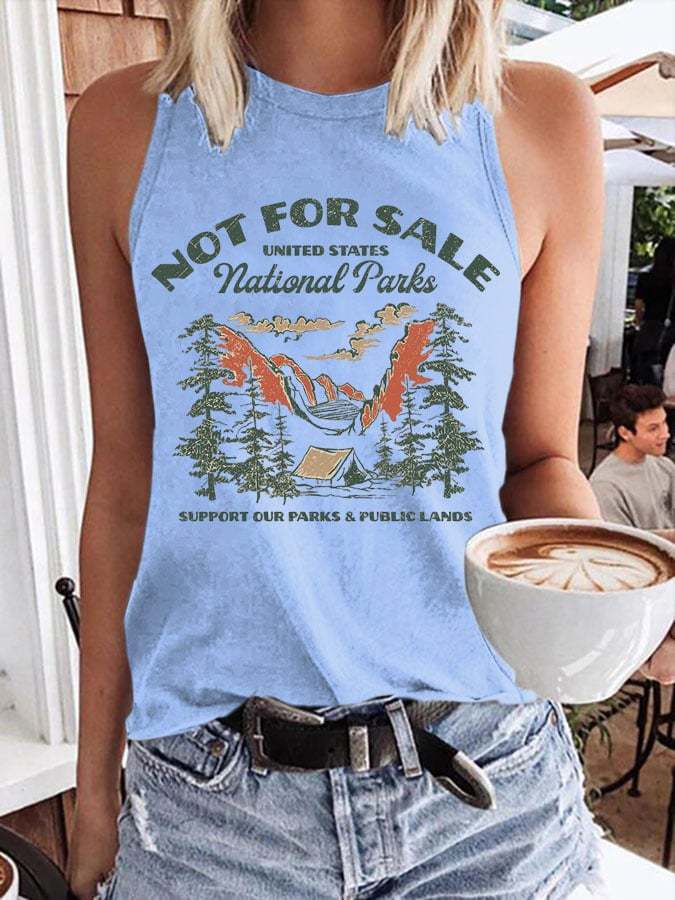 Women's Support National Parks Print Tank Top