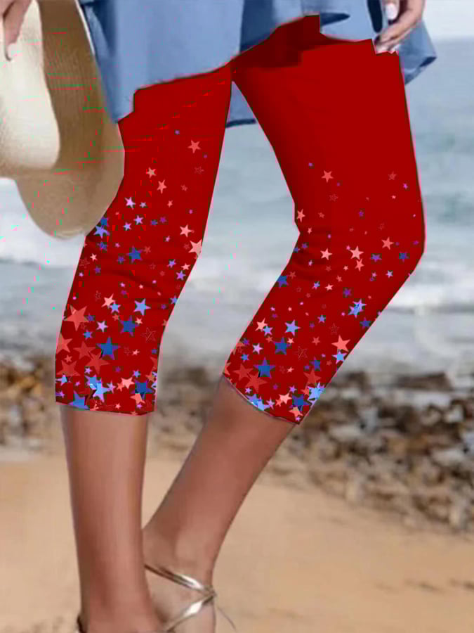 🔥Buy 3 Get 10% Off🔥Women's Vintage Flag Print Leggings