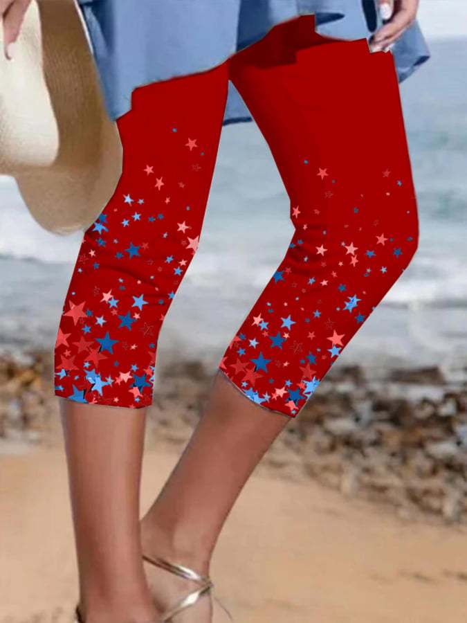 🔥Buy 3 Get 10% Off🔥Women's Vintage Flag Print Leggings