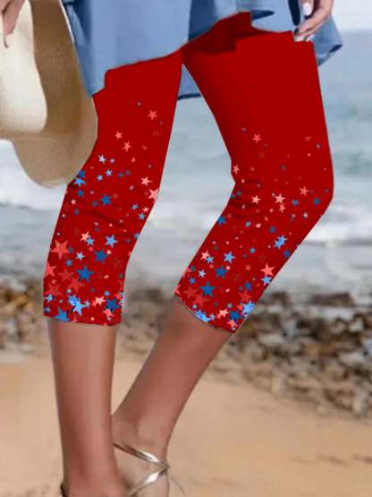 🔥Buy 3 Get 10% Off🔥Women's Vintage Flag Print Leggings