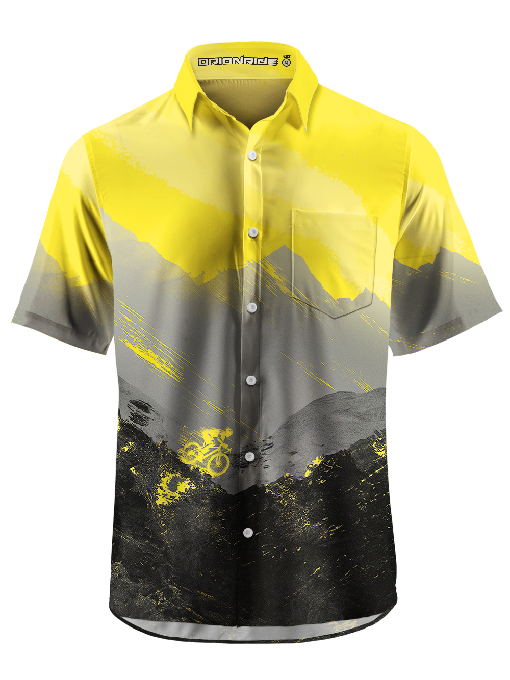 Orionride A Contest Of Speed Zipper Pockets Ultra Lightweight Short Sleeves Gravel Shirt