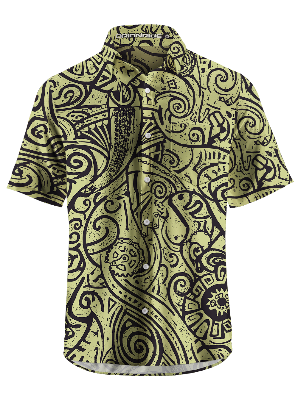 Orionride Vine Mark Zipper Pockets Ultra Lightweight Short Sleeves Gravel Shirt