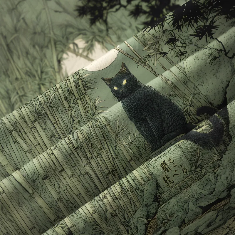 Tokyo-Tiger Cat Under The Moon Aloha Hawaiian Shirt