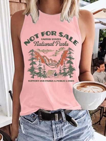 Women's Support National Parks Print Tank Top