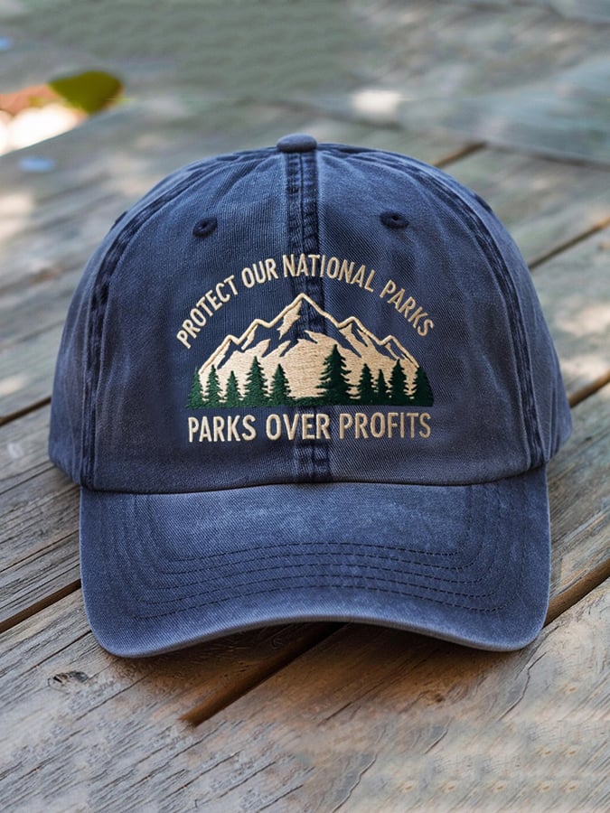 Unisex National Park Print Baseball Cap
