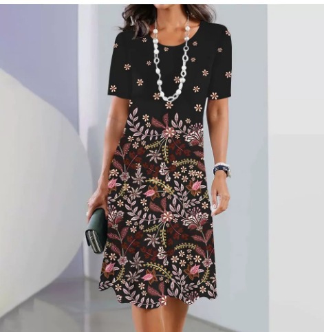 An elegant dress with a certain charm - this is the kind of clothing that an elegant woman must have.