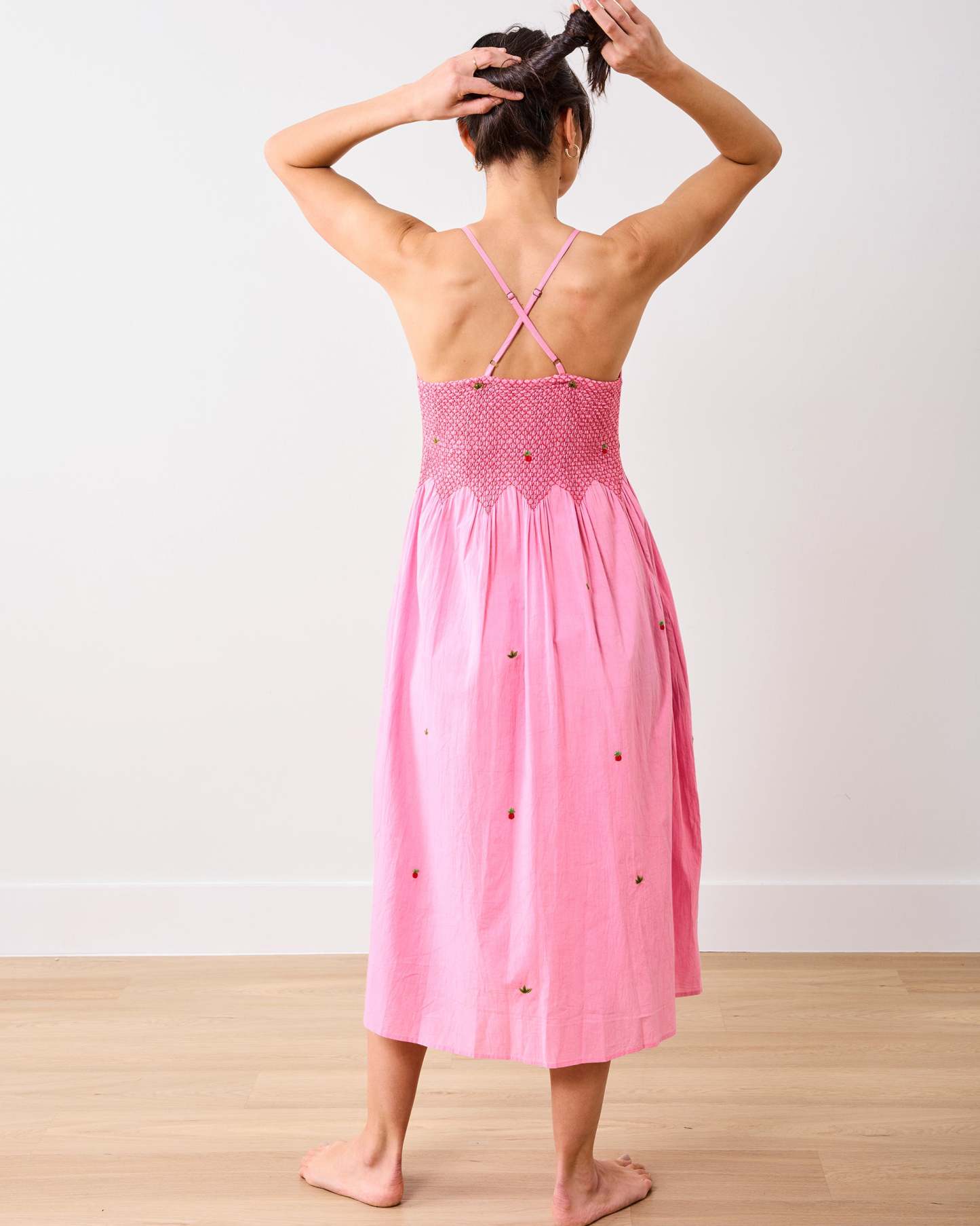 Kitchen Garden - Naya Nightie - Rose - Printfresh