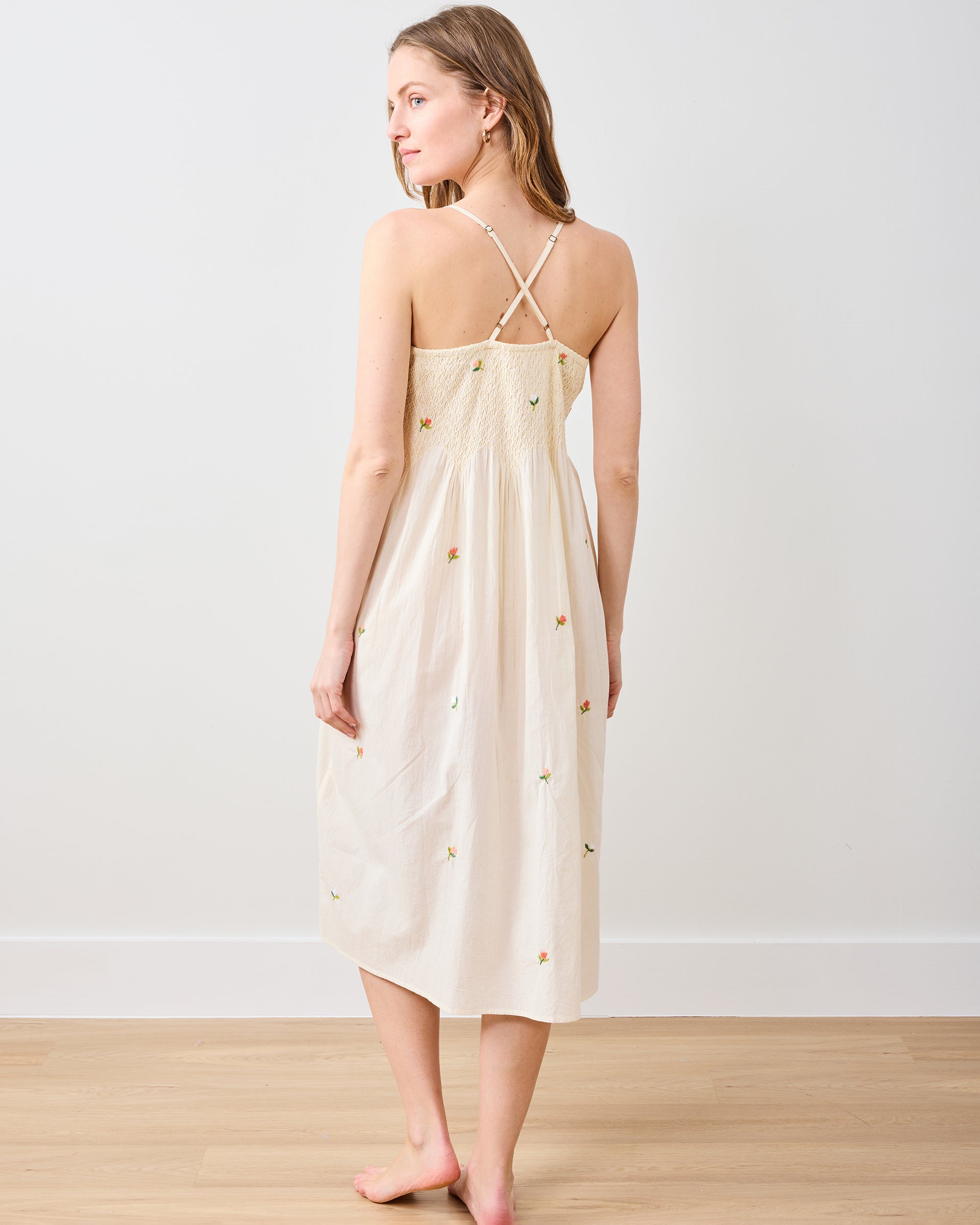 Sweet Bee - Naya Nightie - Cream - Printfresh