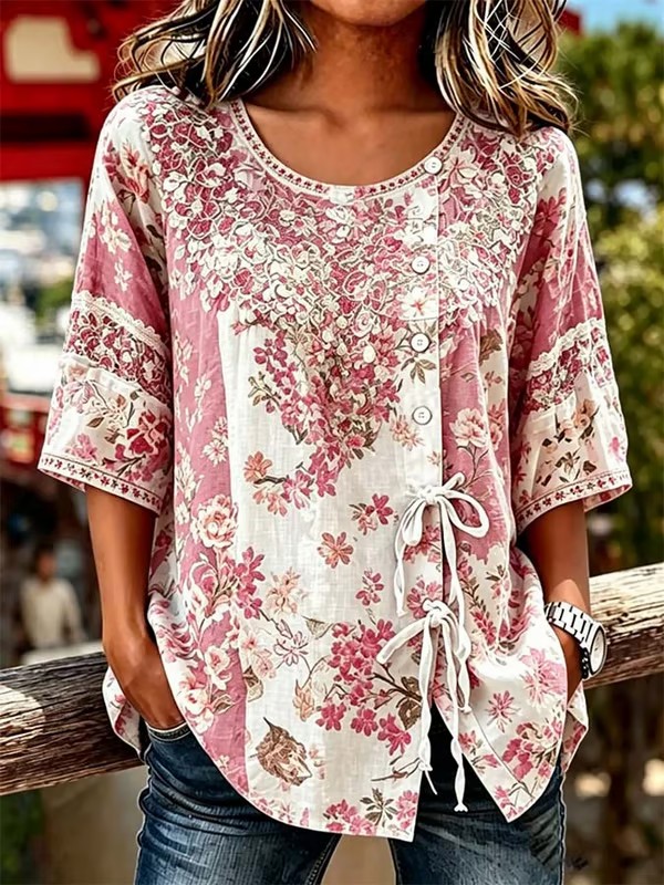 Women'S Casual Printed Shirt
