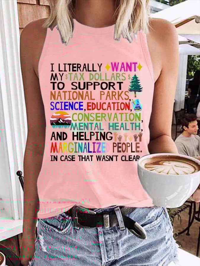 Women's Support National Parks Print Tank Top