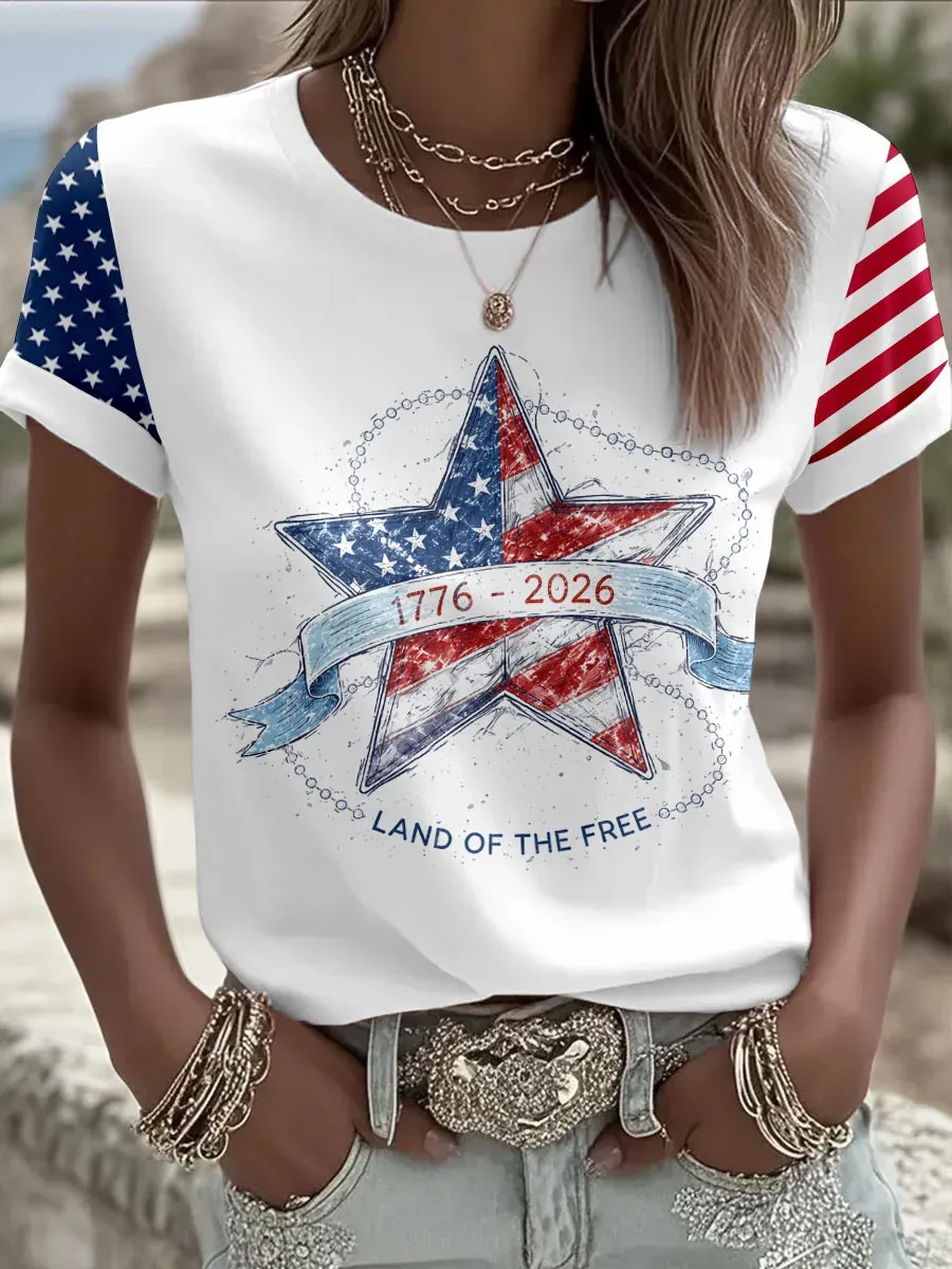 Women's 250th Anniversary Casual T-shirt