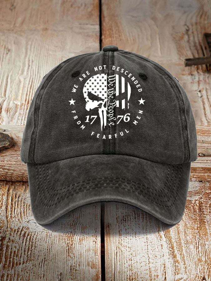 We Are the People Print Sun Hat