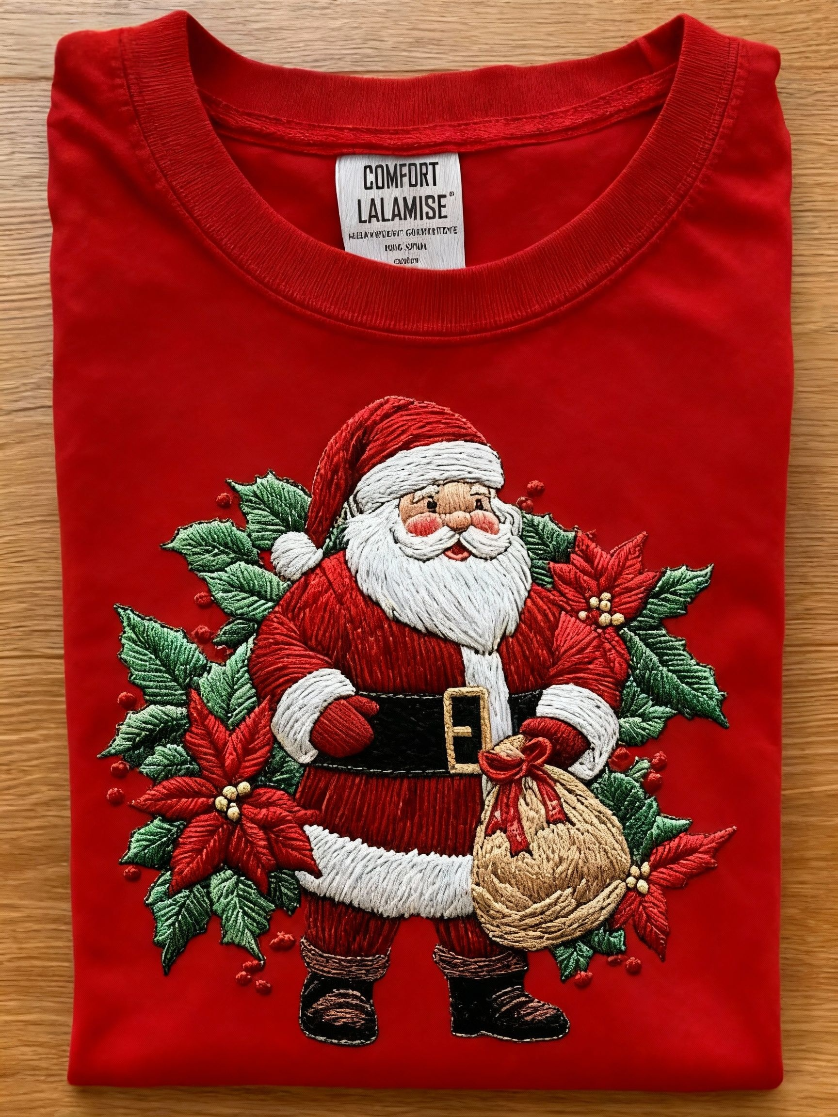 Women's Santa Claus Print Casual Hooded Sweatshirt