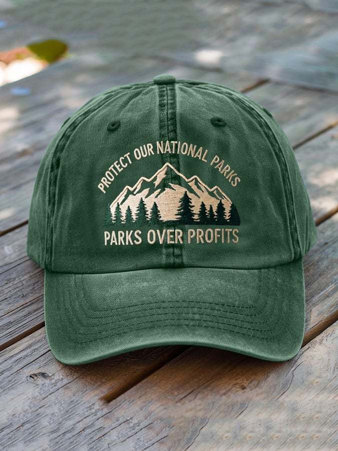 Unisex National Park Print Baseball Cap