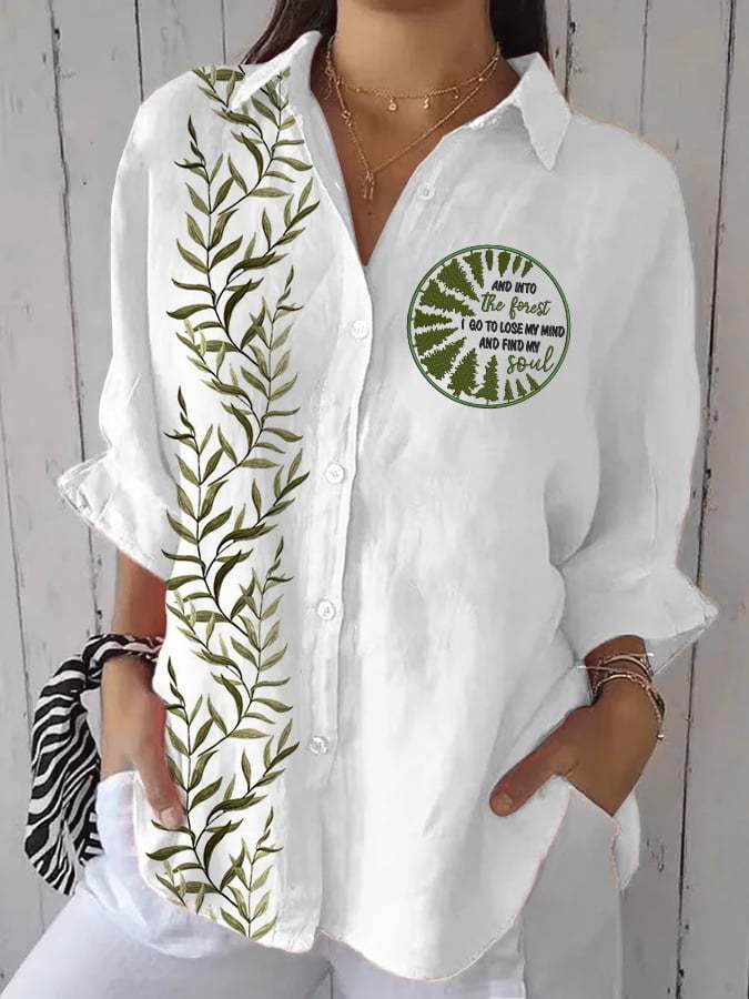 Women's Casual Forest Park Print Shirt