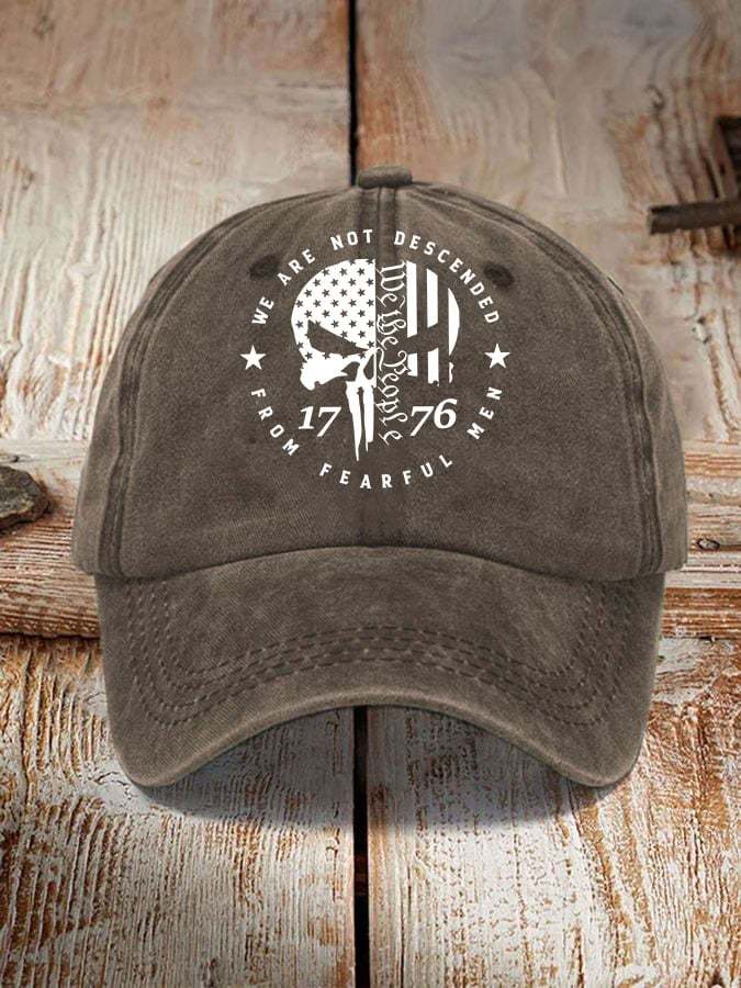 We Are the People Print Sun Hat