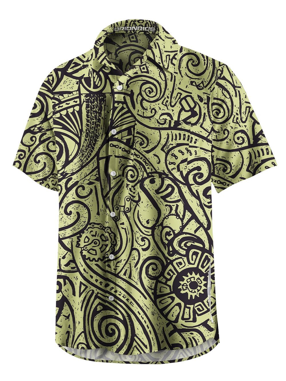 Orionride Vine Mark Zipper Pockets Ultra Lightweight Short Sleeves Gravel Shirt