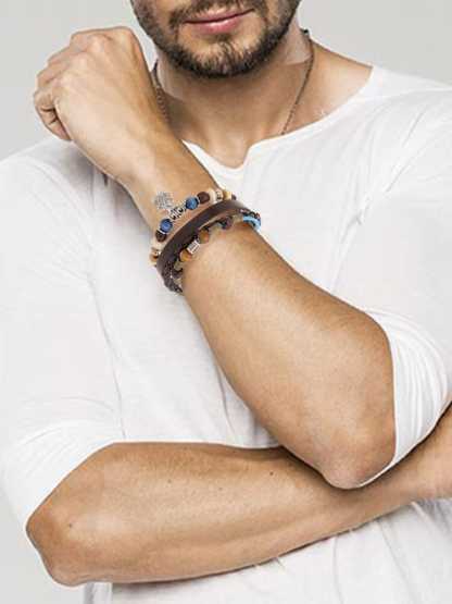 Bohemian Owl Layered Bracelet