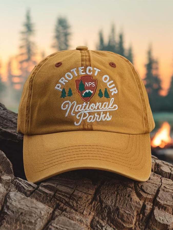 Unisex National Forest Park Print Hat