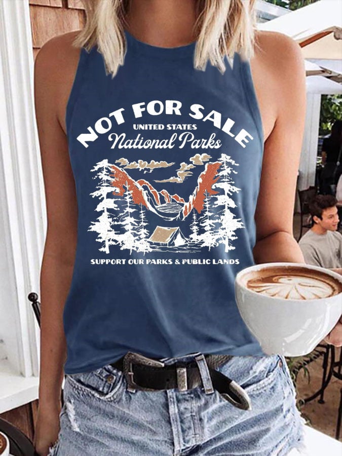 Women's Support National Parks Print Tank Top