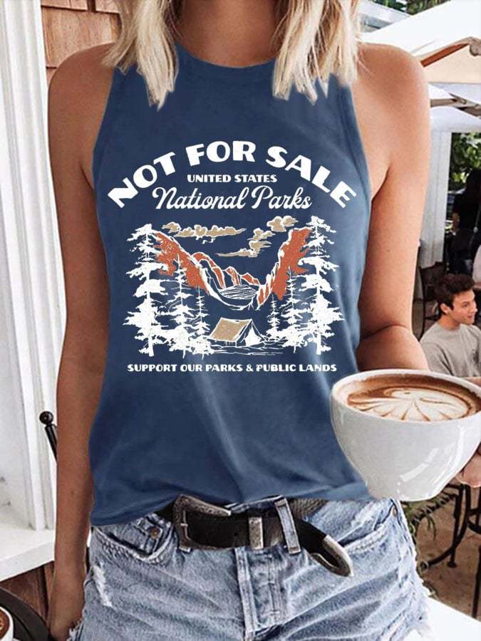 Women's Support National Parks Print Tank Top