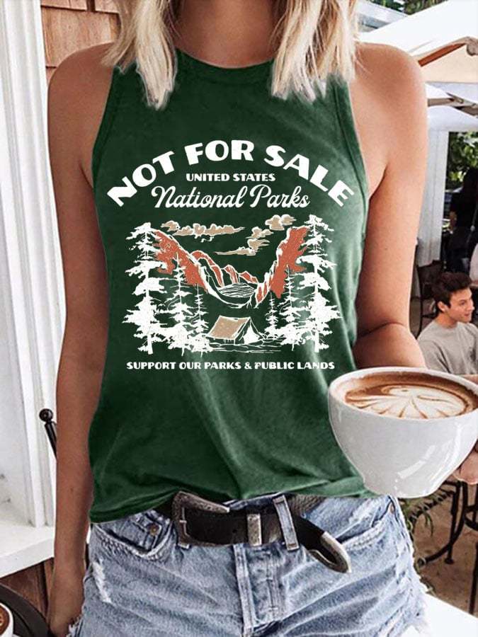 Women's Support National Parks Print Tank Top