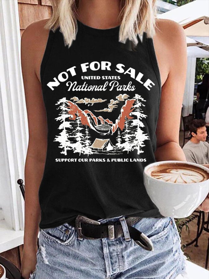 Women's Support National Parks Print Tank Top