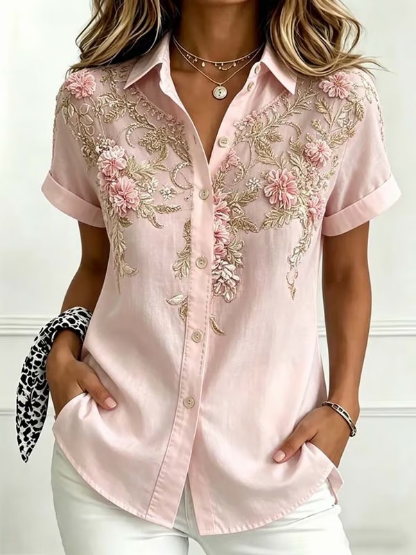 Women'S Casual Printed Top