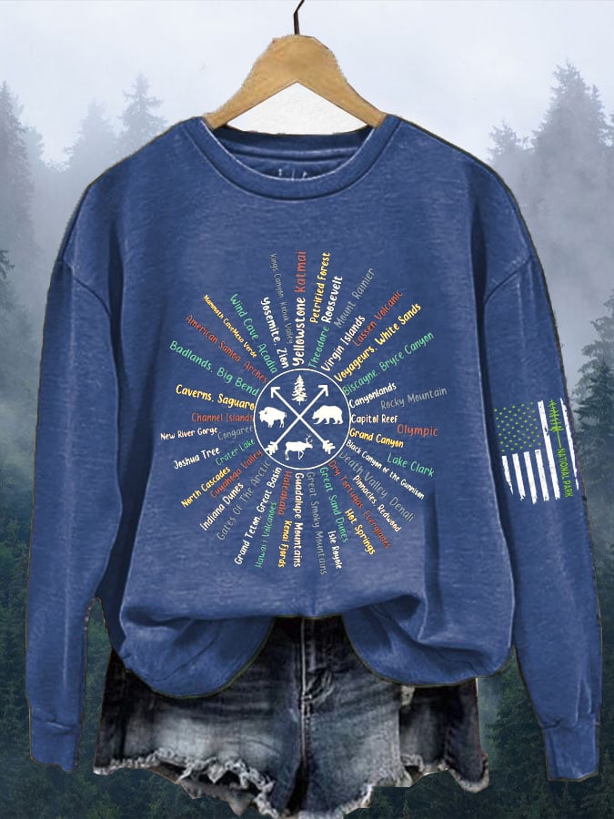 Women's 63 National Park Print Hoodie