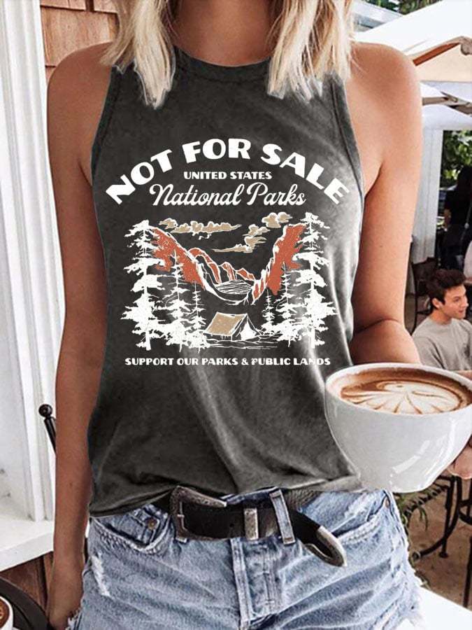 Women's Support National Parks Print Tank Top