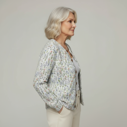 Michelle | Spring Art Cardigan