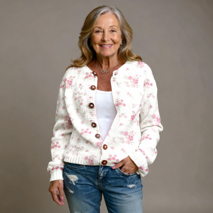Stella | Pink Rose Cardigan