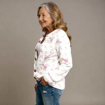 Stella | Pink Rose Cardigan
