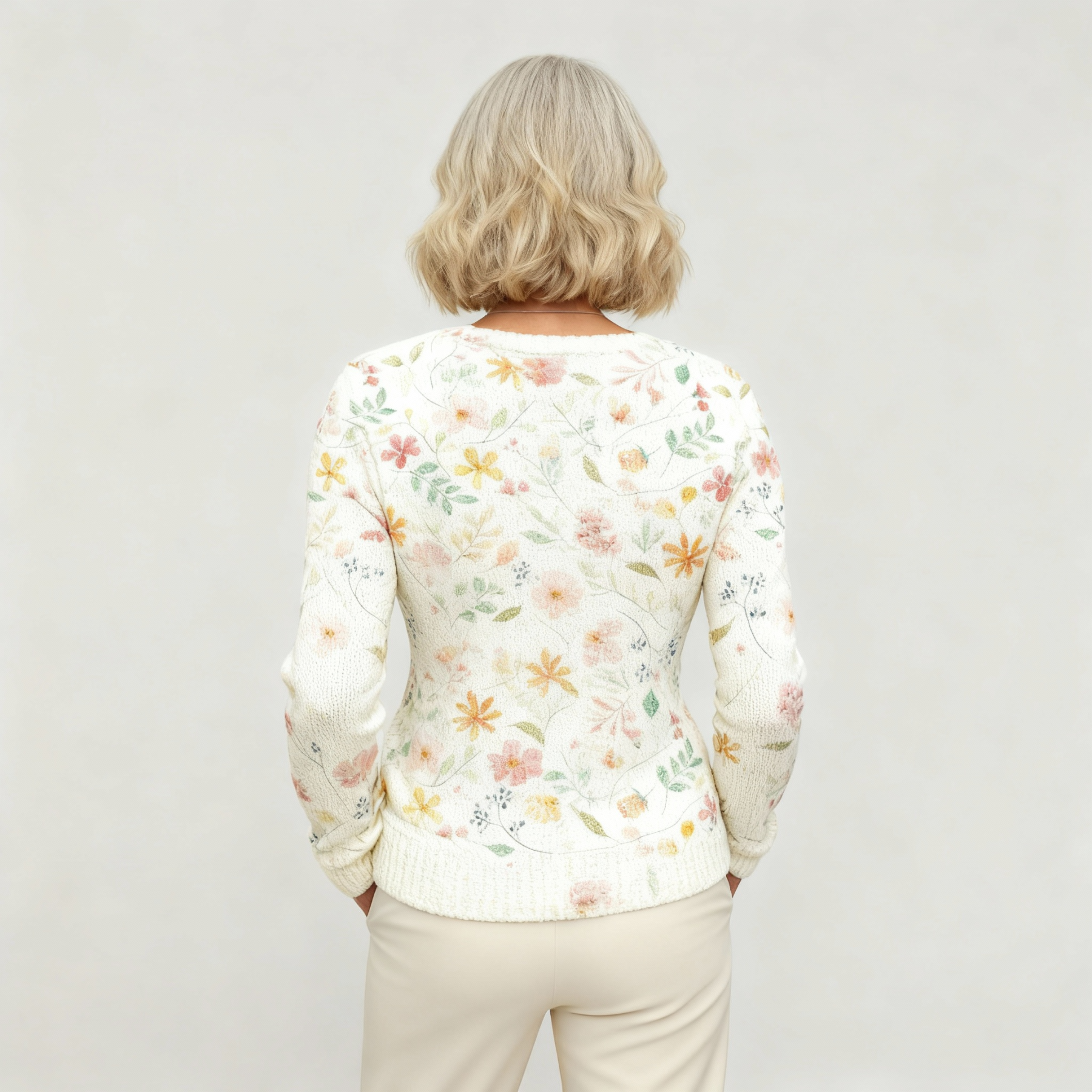 Grace | Flowers Print Cardigan