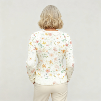 Grace | Flowers Print Cardigan