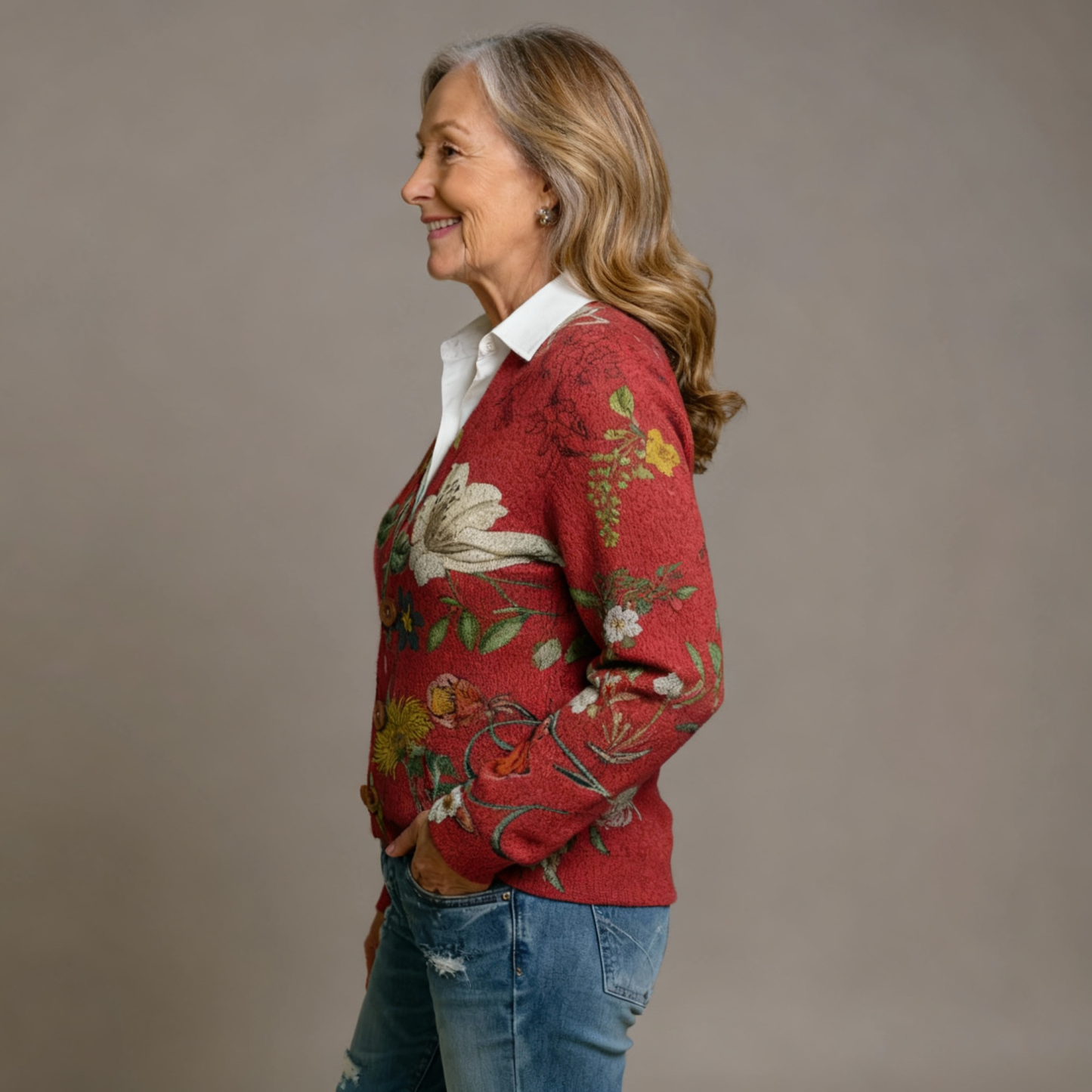 Larissa | Vintage Floral Cardigan