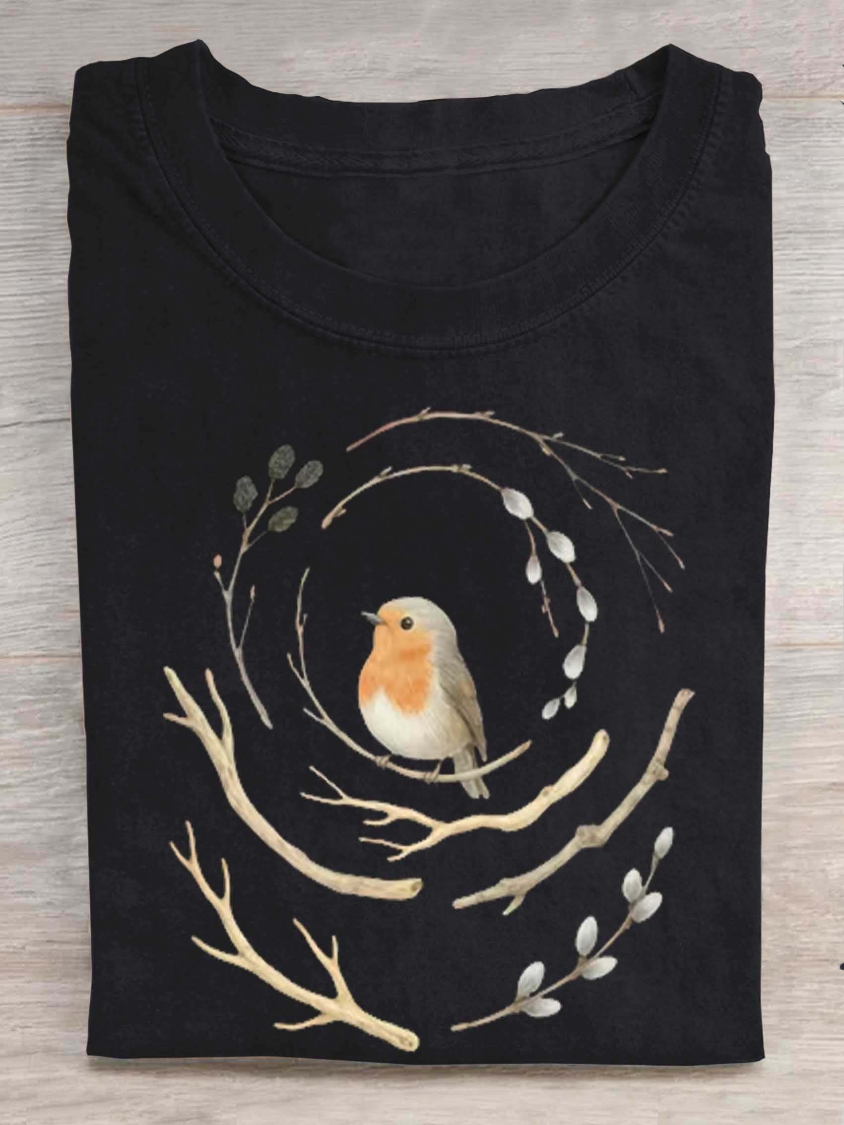 Bird Lover Bird Lover Print T-shirt