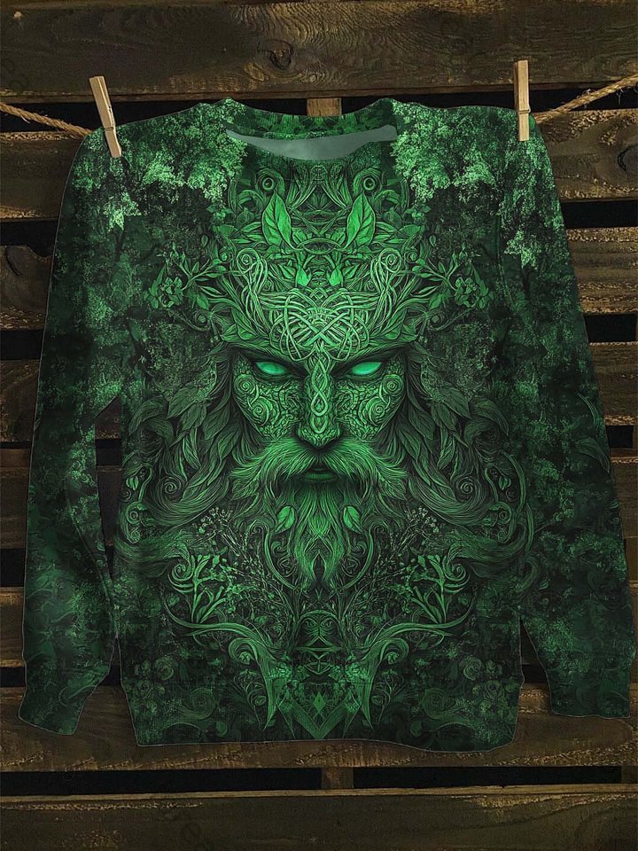 Unisex Mythology Abstract Print Casual T-Shirt