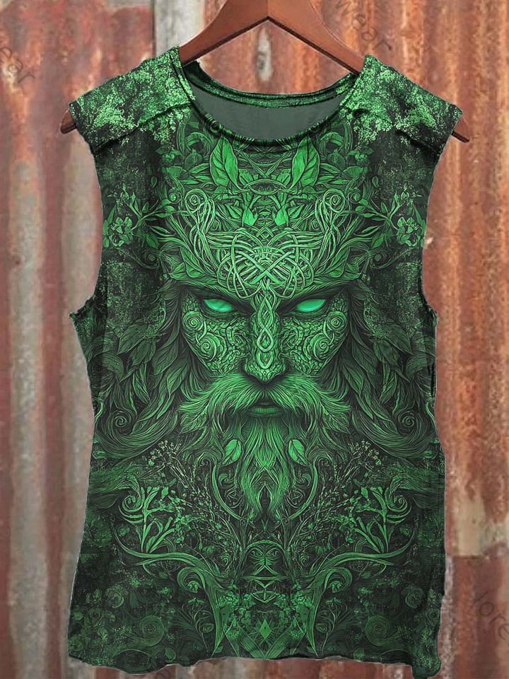 Unisex Mythology Abstract Print Casual T-Shirt