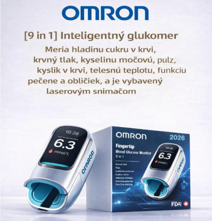 🔥 Basta aghi e dolore! | Omron™ glukometro non invasivo – controllo facile e preciso della glicemia, ovunque tu sia 🔥