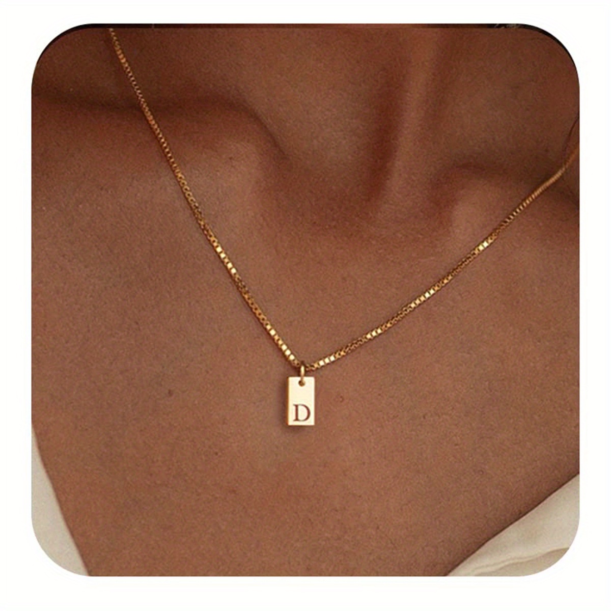 🎁 50% sleva na všechny produkty !🌟Náhrdelník s anglickými iniciálami Náhrdelník ze 14K zlata💫