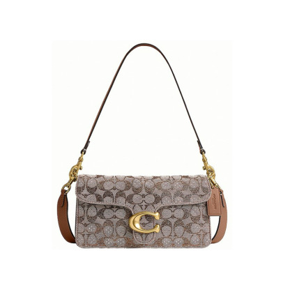 Crystal Signature Jacquard Tabby 26 Shoulder Bag