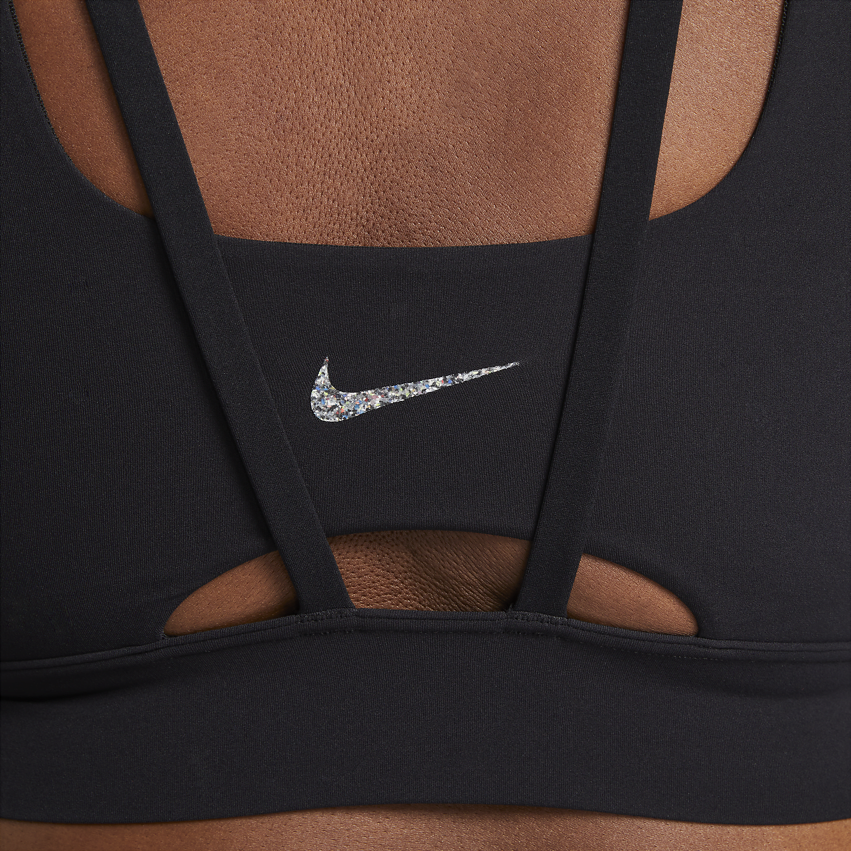 Dri-FIT Alate Ellipse - Women's Medium-Support Padded Longline Sports Bra (Plus Size)