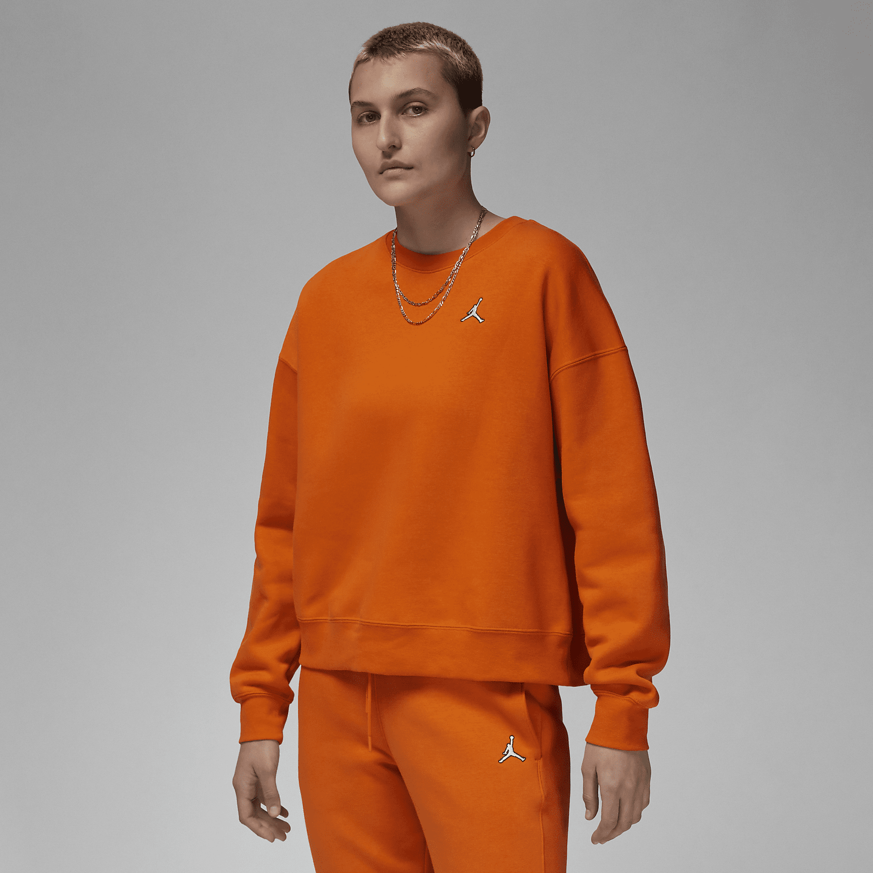Women's Fleece Crew-Neck Sweatshirt
