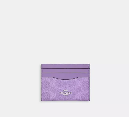 Zip Card Case In Signature Canvas